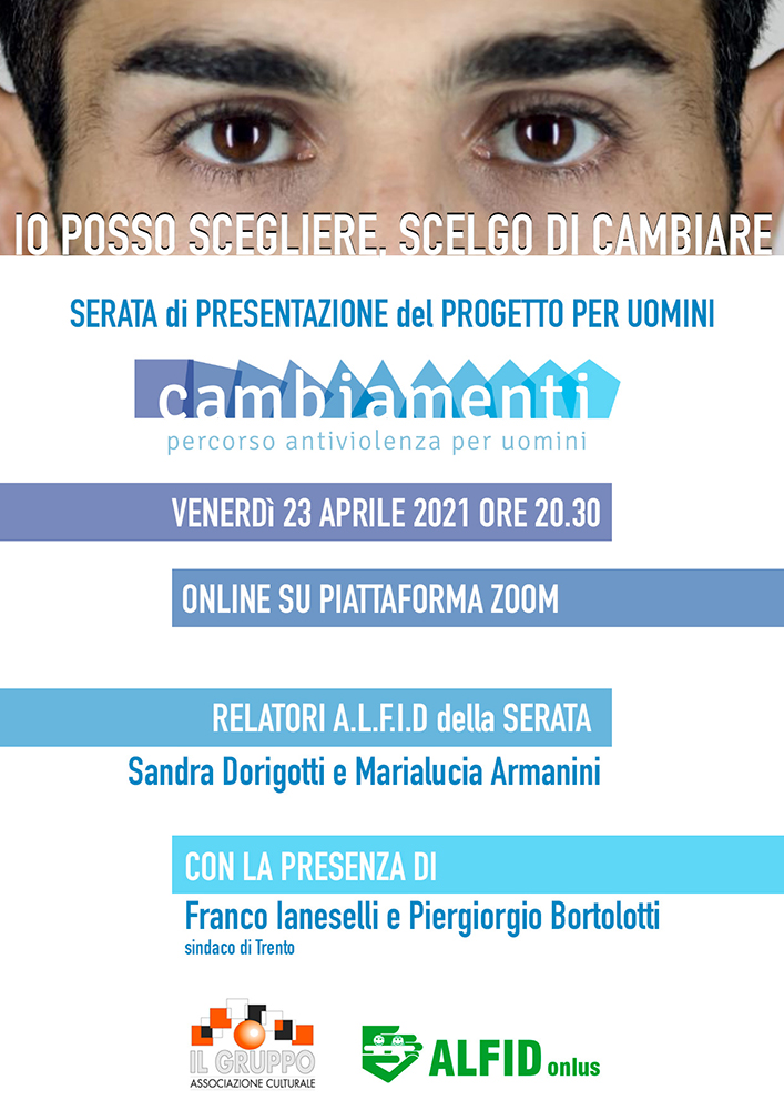 Serata di presentazione del progetto per uomini CambiaMenti