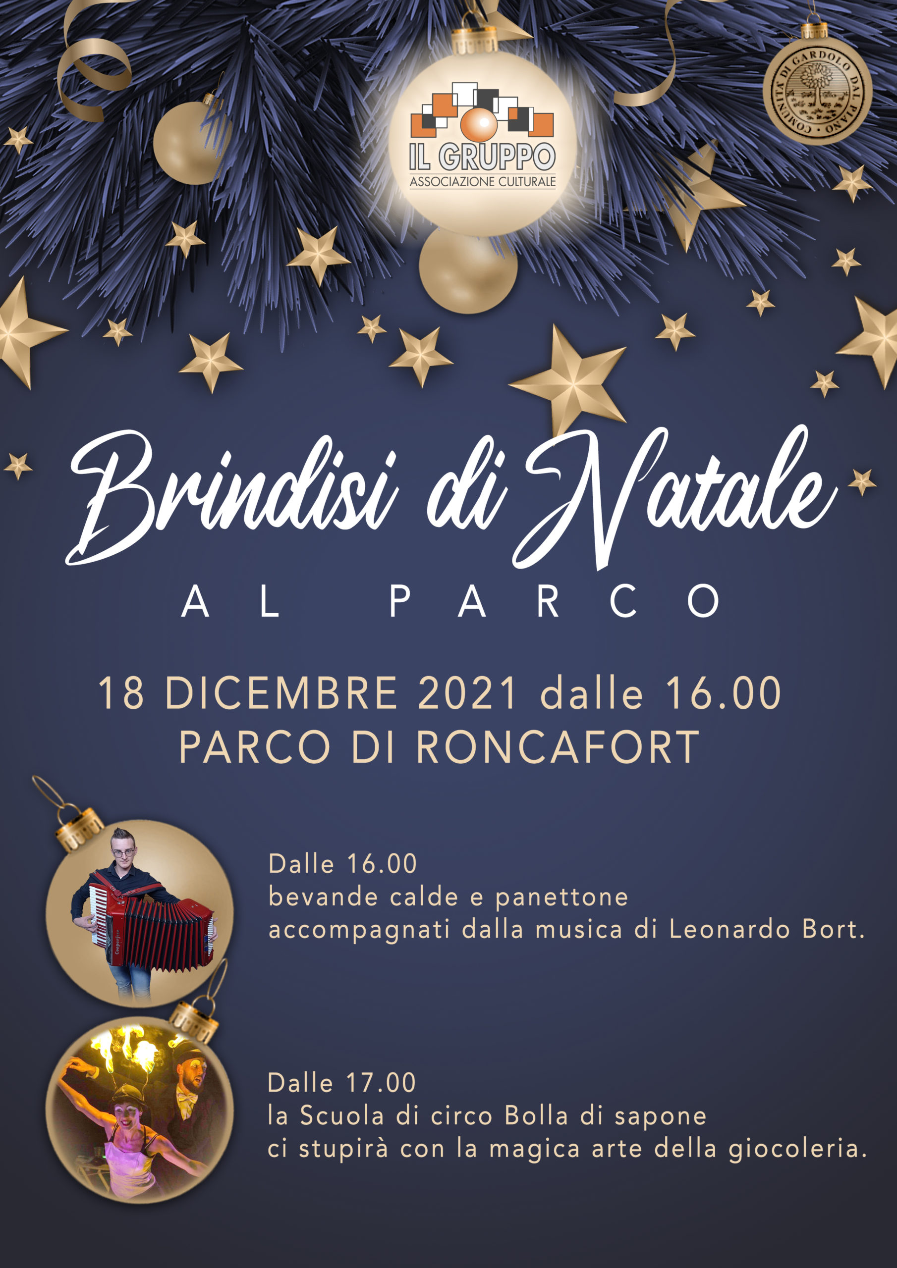 Brindisi di Natale – 18 dicembre – Parco di Roncafort